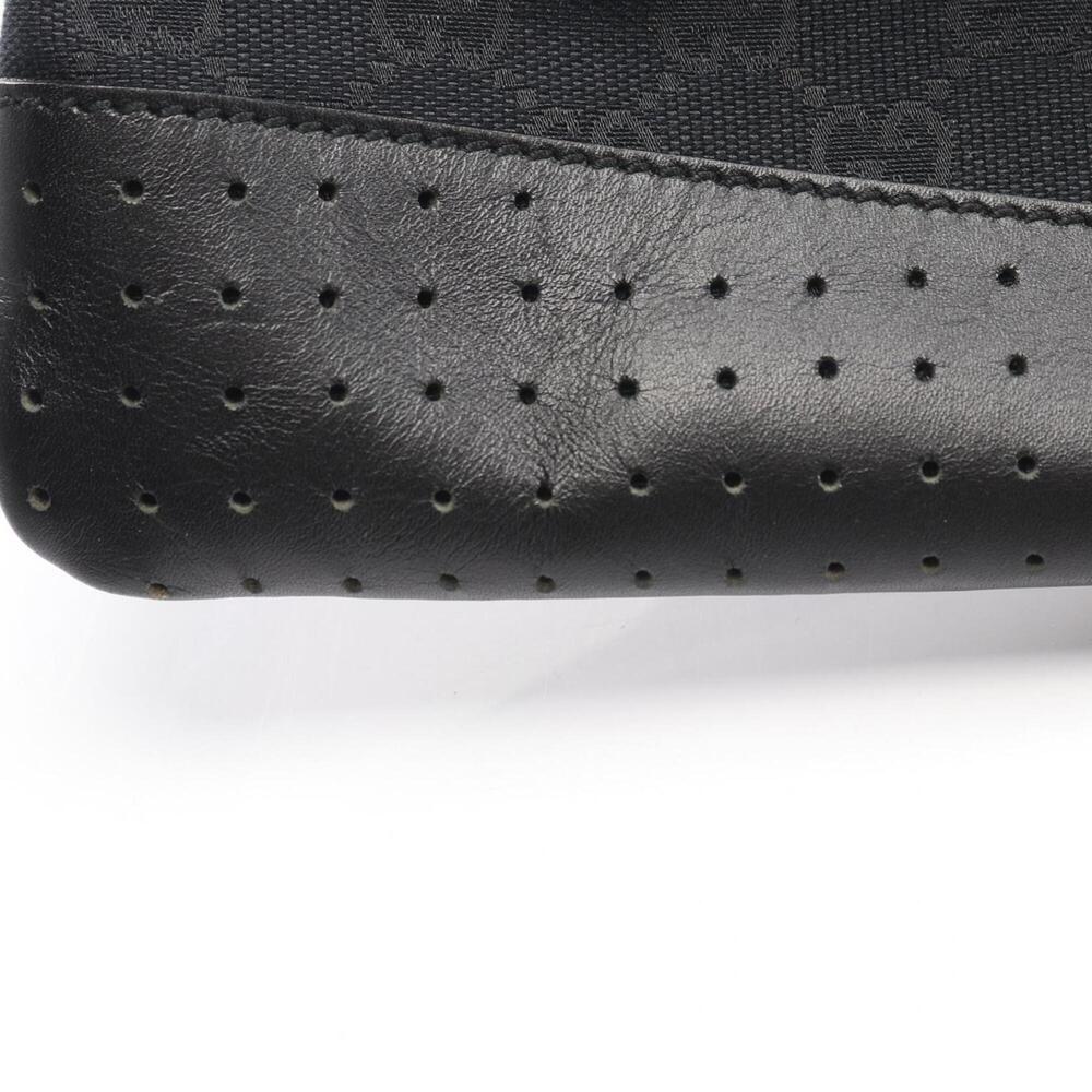 GUCCI Black Leather Shoulder Bag - Picture 7 of 8